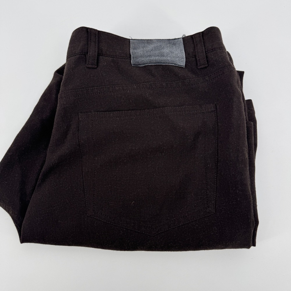 Alberto Ceramica Tom Pants 36x30 Mens 54 Dark Brown Tech Chinos Trousers